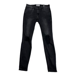 Frame Denim Black Skinny Jeans